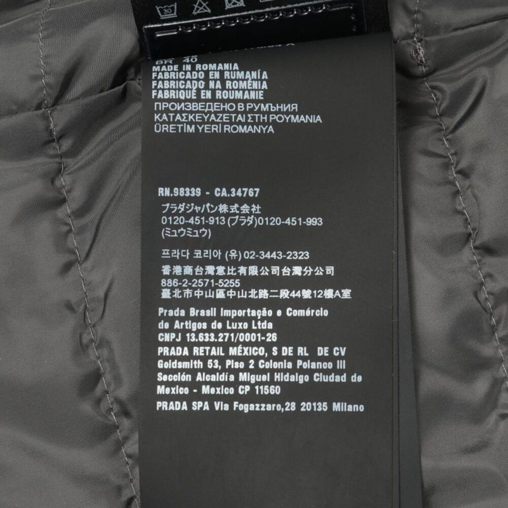 Prada Down Jacket Gray Other Down Jacket Ladies U… - image 4